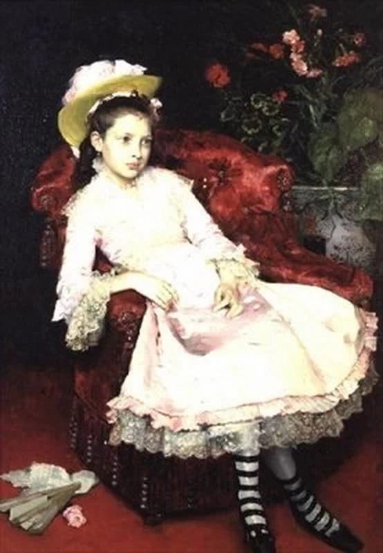 Raimundo Madrazo - Giovane donna in rosa
